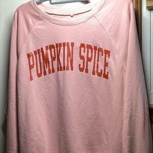 Pumpkin Spice Pink Sweatshirt